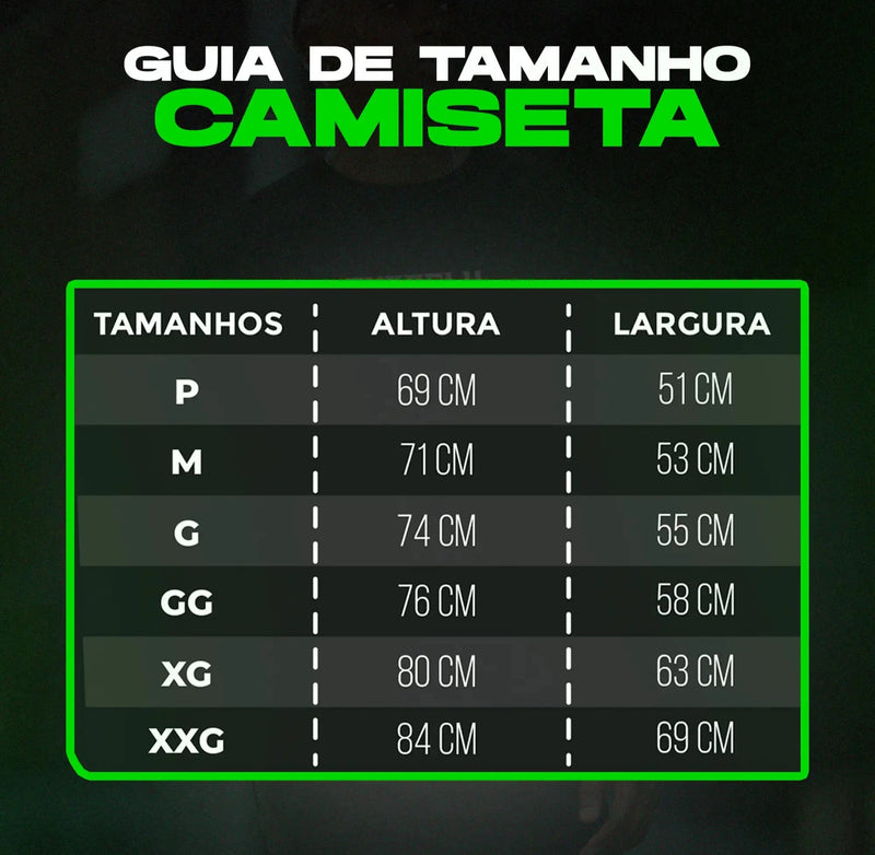 Camiseta Manga Curta de Algodão (Estampa Flórida)