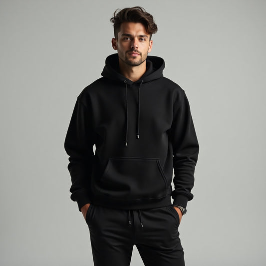 Blusa Moletom Sem estampa (Algodão Grosso)