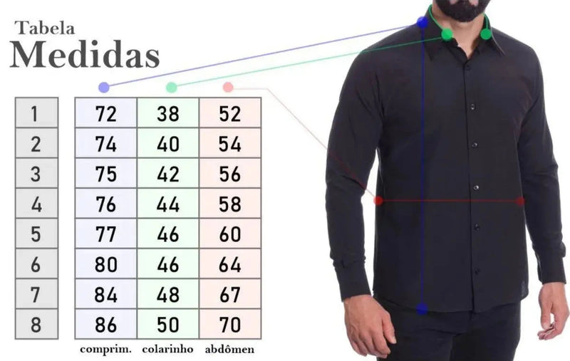 Camisa Social Masculina Branca