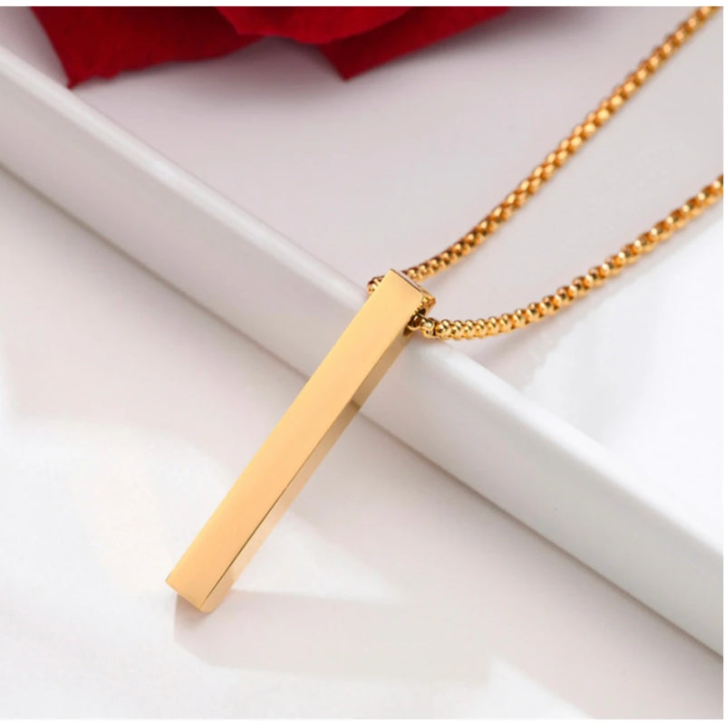 Colar com Pingente (Corrente 1x1 Grumet)