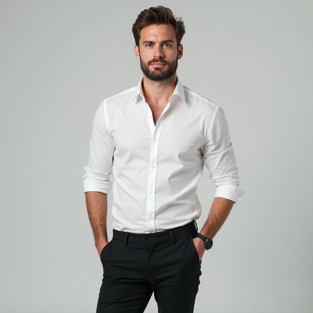 Camiseta Social Masculina