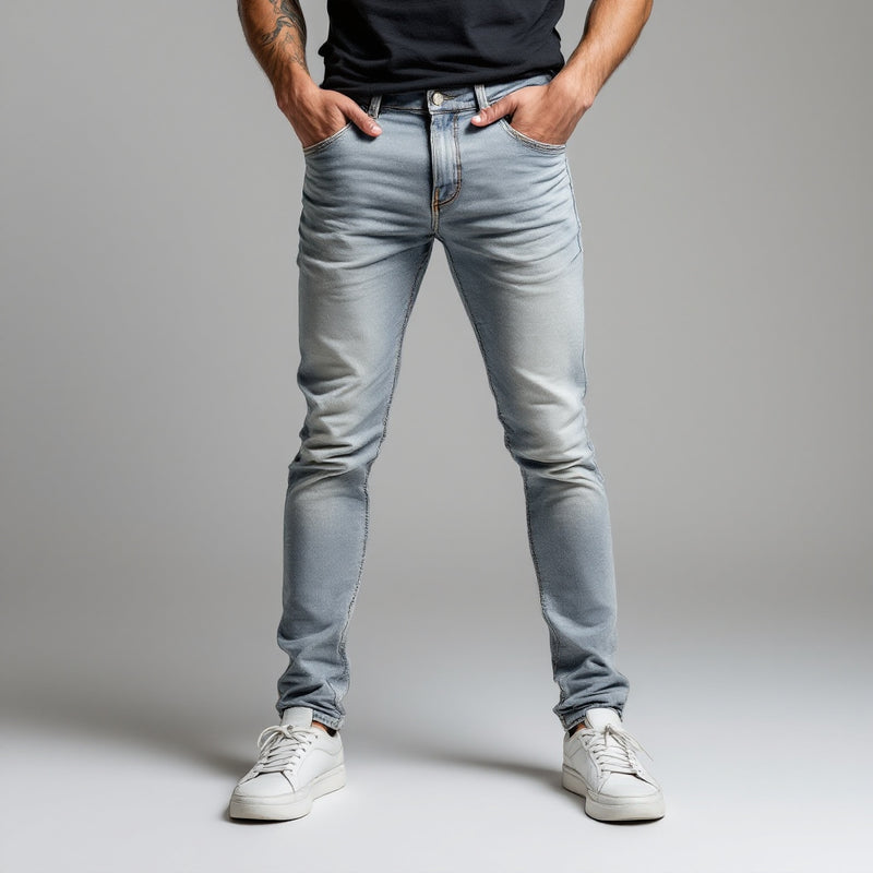 Calça Jeans Skinny (Denim Premium com Acabamento Softener)