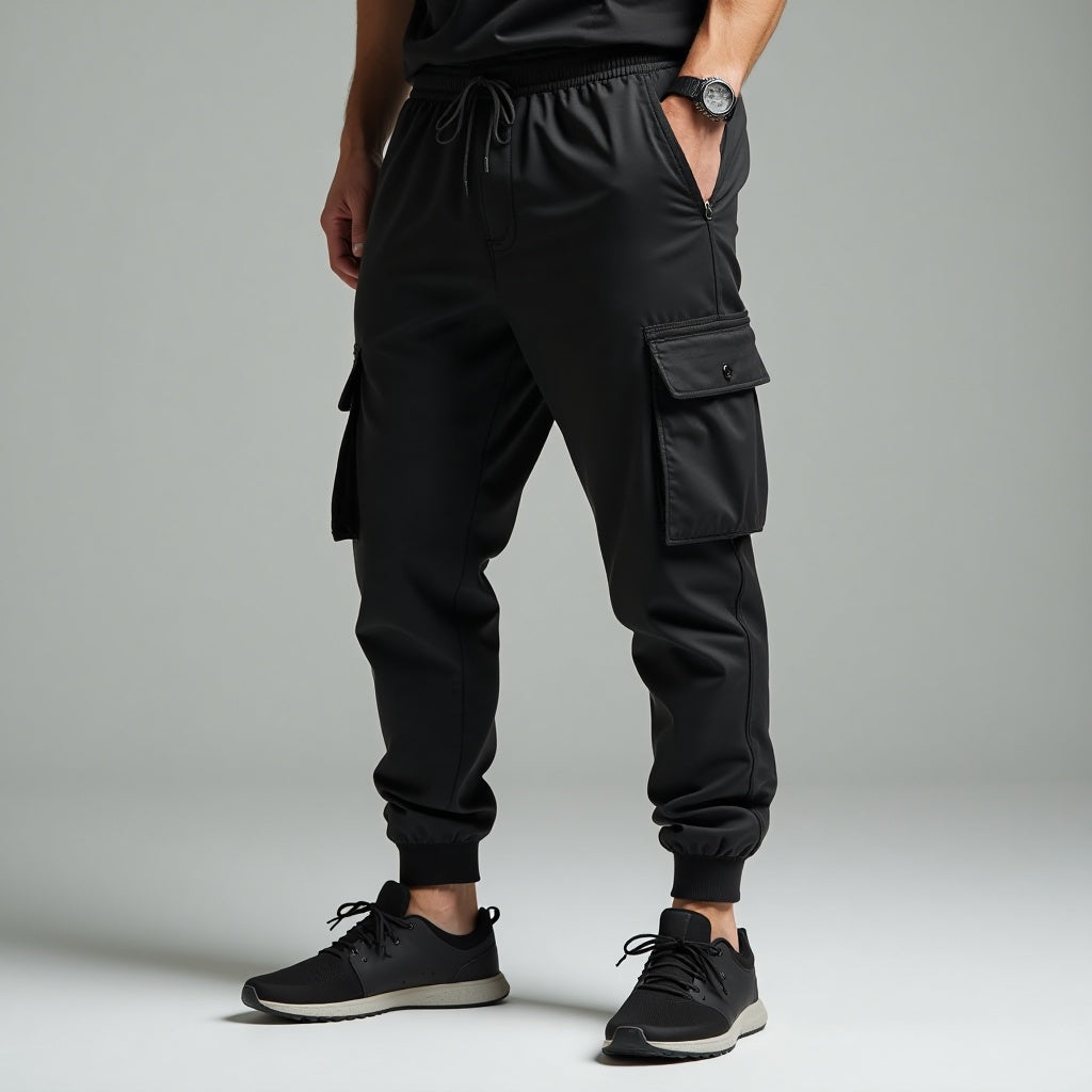 Calça Jogger Cargo (Bolsos Laterais)