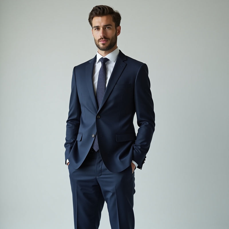 Terno Slim De Luxo - Calça / Blazer / Colete (Poliéster Elegante Formal)
